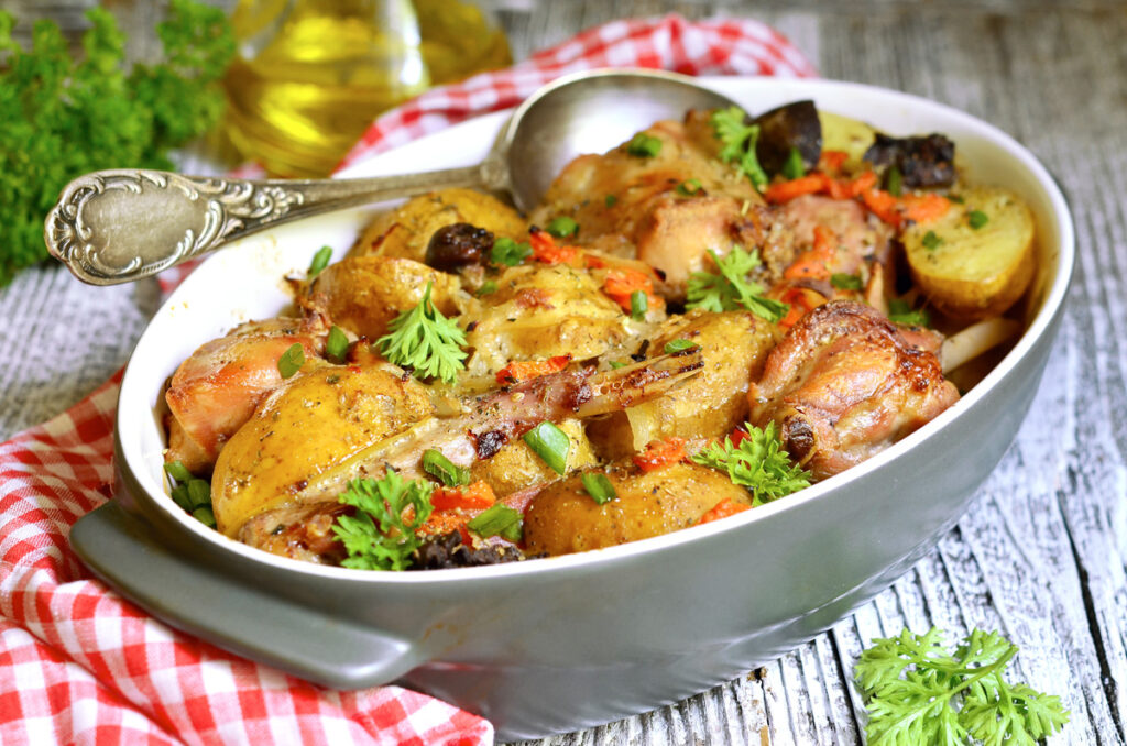 Receta de carne de conejo al horno