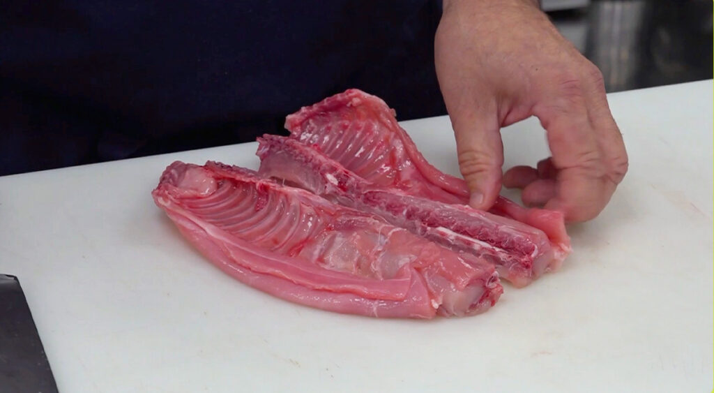 Costillar de carne de conejo